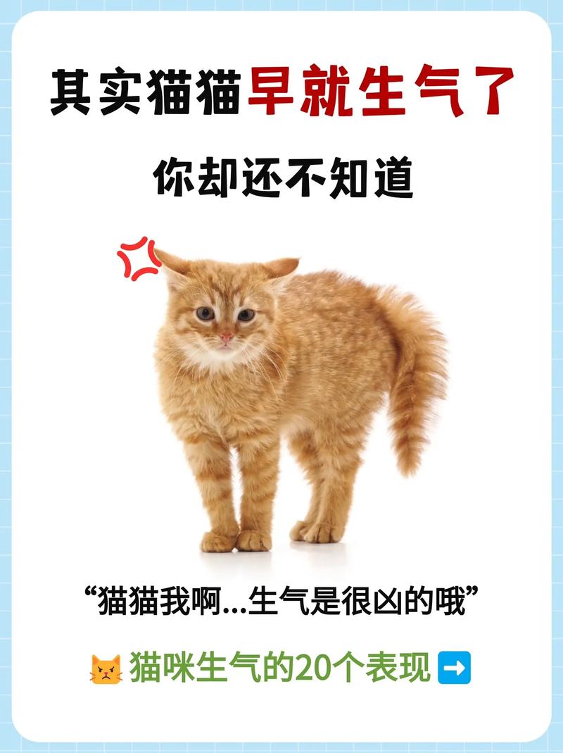 猫咪生气后是什么反应?