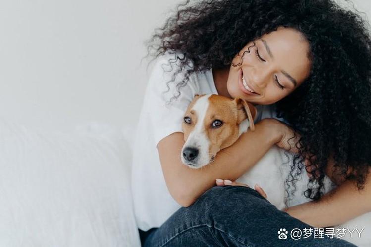 狗狗很喜欢主人的表现