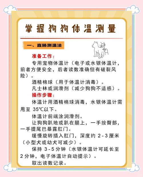狗狗发烧如何测量体温?