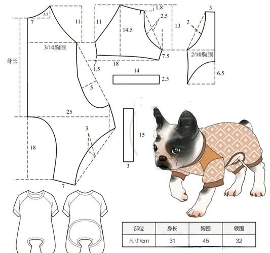 怎么给狗狗做衣服