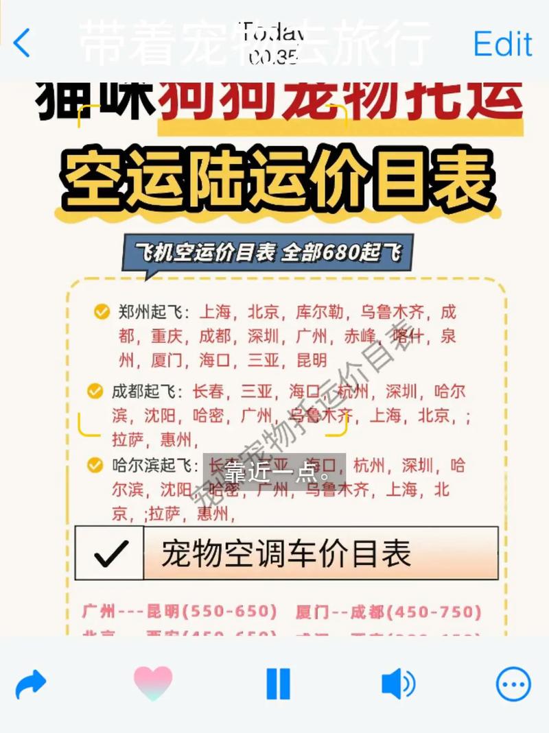 请问狗狗托运出国费用多少钱?需要些什么呢