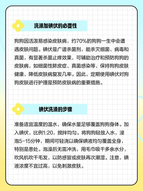狗狗洗澡加碘伏正确方法