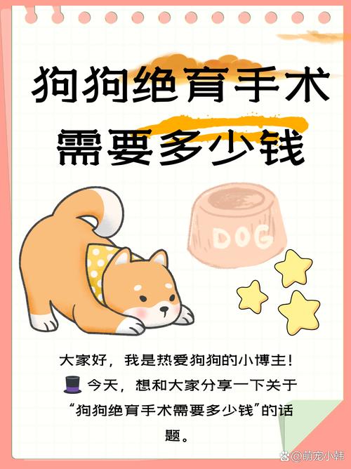 狗狗绝育手术要多少钱啊?