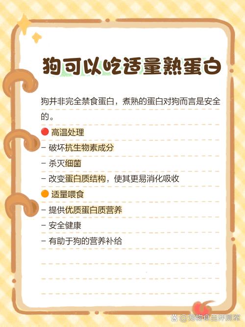 2个月狗狗能吃蛋白吗