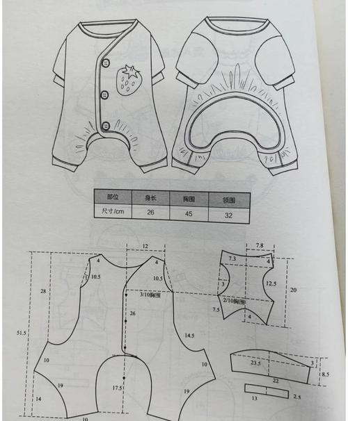 狗狗四脚衣服编织教程