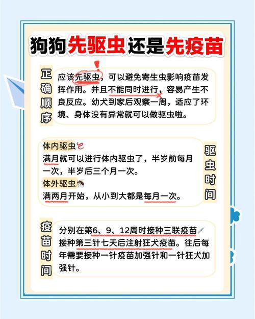幼犬打三针前是否每次打针前都要做驱虫?还是做一次就好?