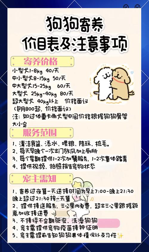 上海狗狗寄养多少钱一天