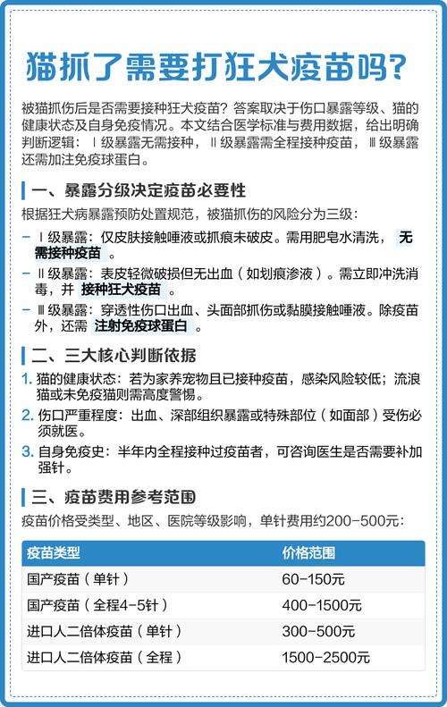 猫咪轻微抓伤需要打针吗