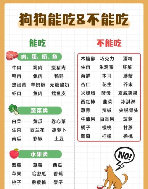狗狗不能吃什么???