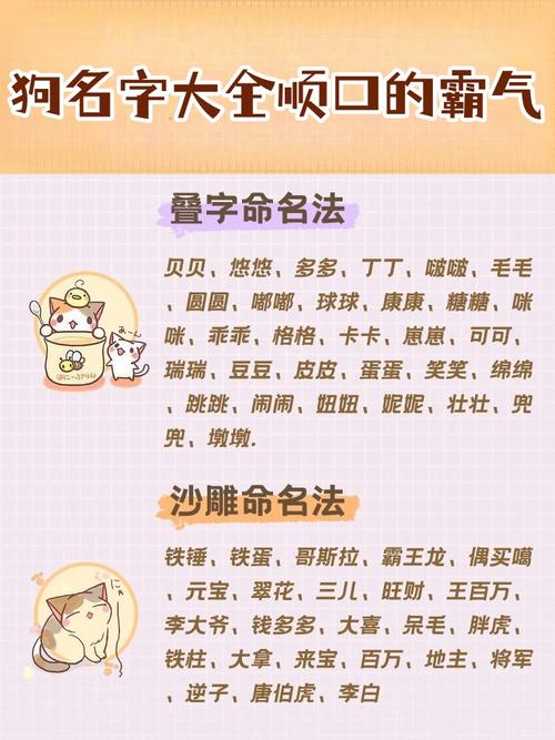 给狗狗起个重叠的名字?