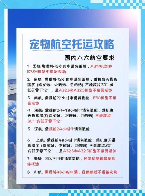 飞机带宠物狗需要什么手续