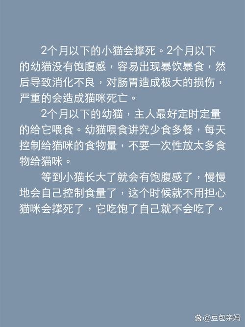 幼猫会不会把自己撑死