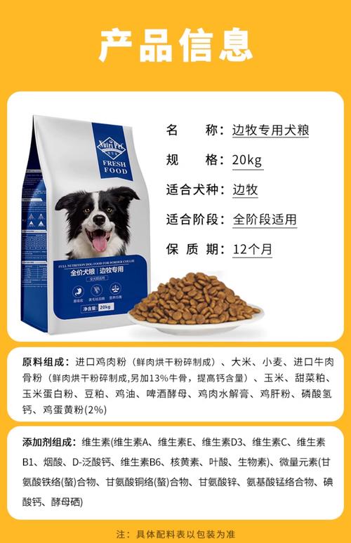 边牧狗狗吃狗粮的量是多少啊?