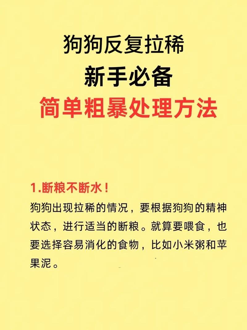 狗狗一直拉肚子怎么办?