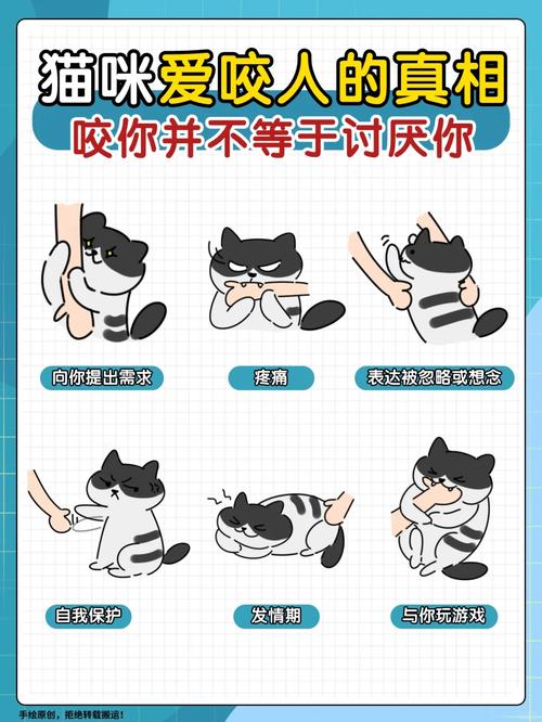当猫咪咬人时,你该作何反应?