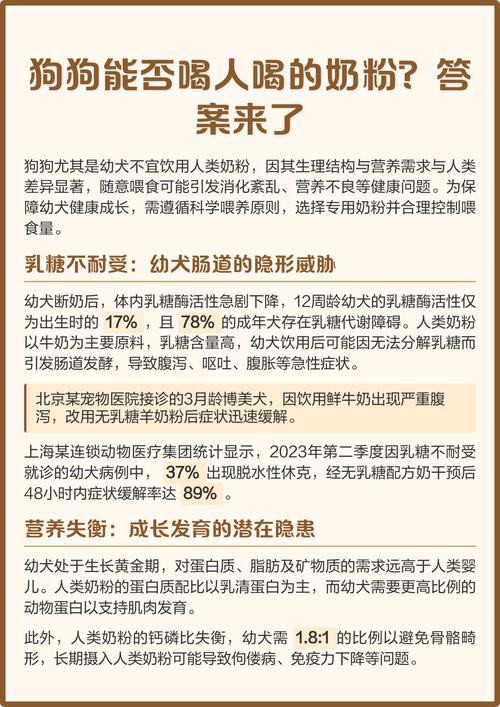 可以长期给狗狗喝奶粉吗?