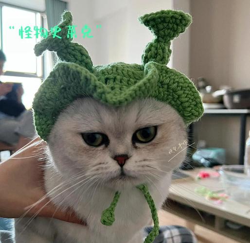 钩猫咪帽子教程
