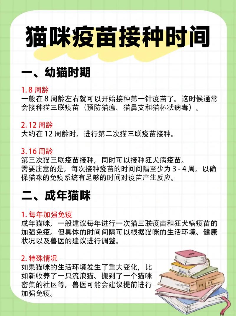 我是养宠新手,多久给猫猫打一次针?