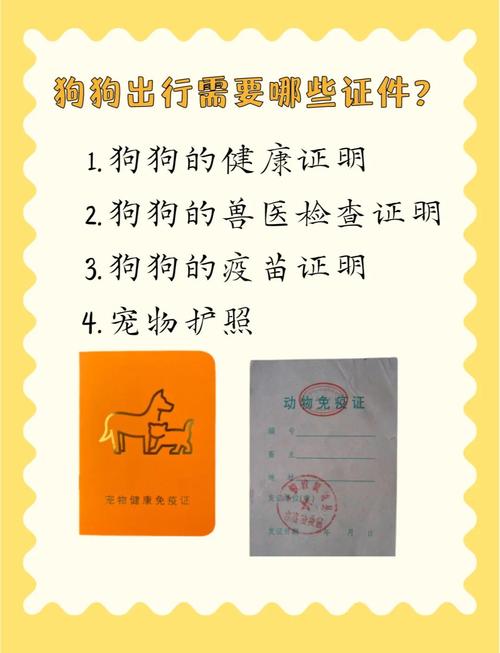 带狗狗上飞机要什么证件?